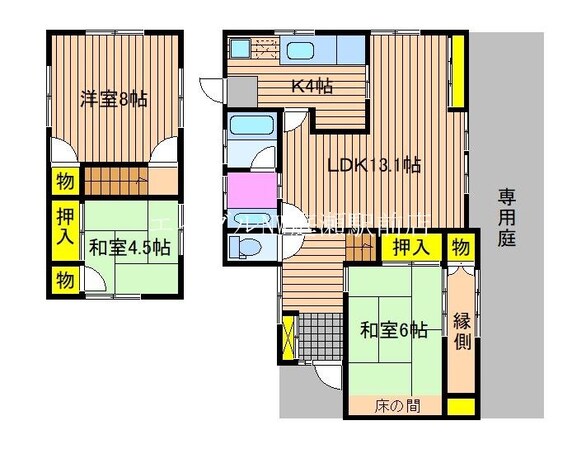 一宮戸建の物件間取画像